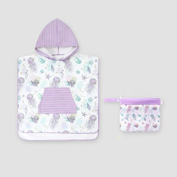 【Upgraded Edition】Sand Free Kids Hooded Towel - Jelly Joy